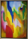 B105.Det ukendte. 70x 100 cm. 4.500 Kr.